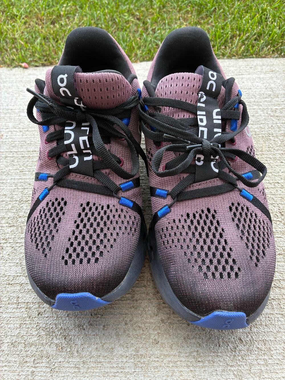 ON Running Women's Size 8 Cloud Surfer Black Cobalt Medium Width